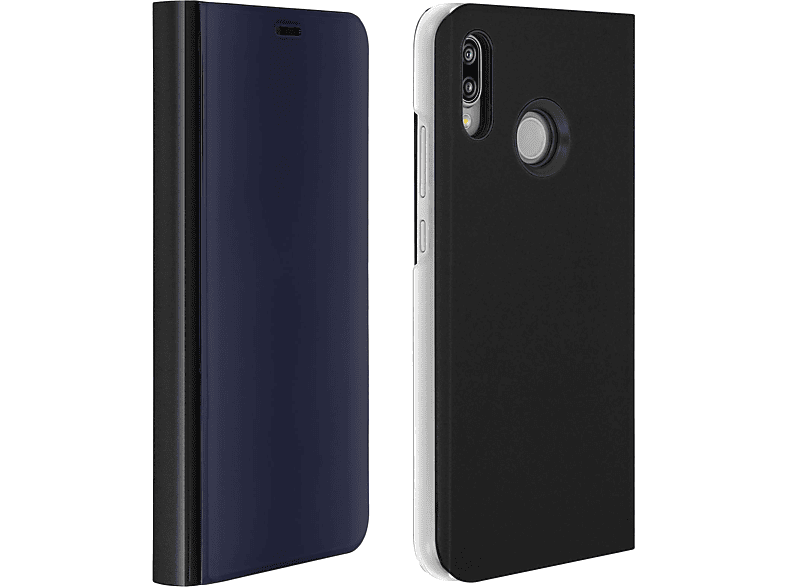 AVIZAR Spiegeleffekt Series, Bookcover, Huawei, P20 Lite, Schwarz