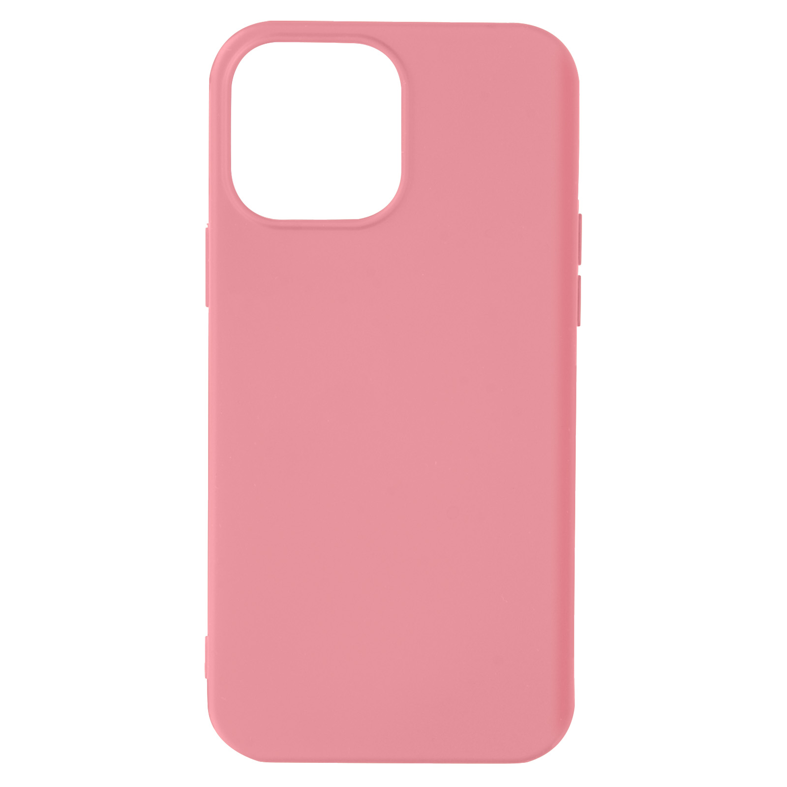Coque de téléphone rose. Design simple. Découpe unique pour la caméra.