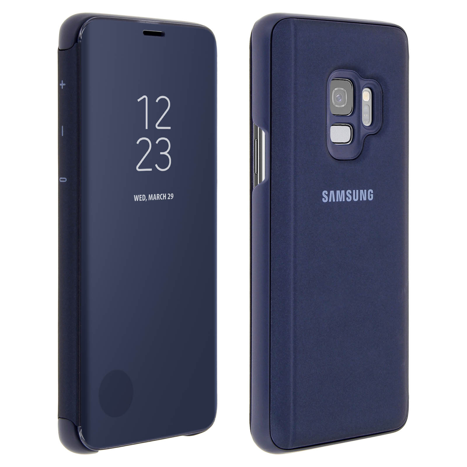 Bakicey Gradient 9H - Cover Compatibile con Galaxy S9 Plus, con retro in vetro temperato morbido TPU e cornice ultra sottile per Galaxy S9 Plus, colore: Viola