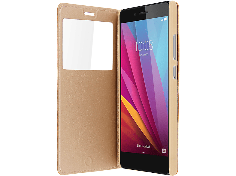 CLAPPIO View Cover Series, Bookcover, Honor, Honor 5X, Gold
