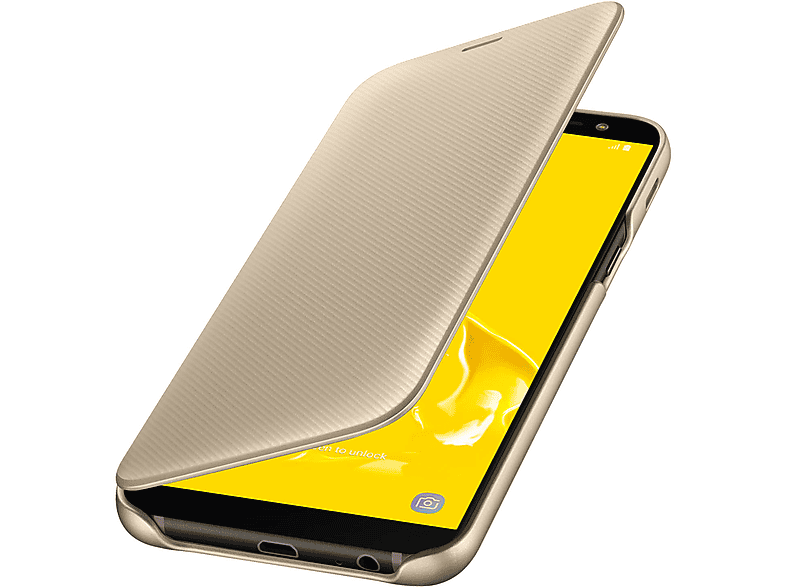 SAMSUNG EF-WJ600CFEGWW FLIP WALLET GAL. J6 2018 GOLD, Bookcover ...