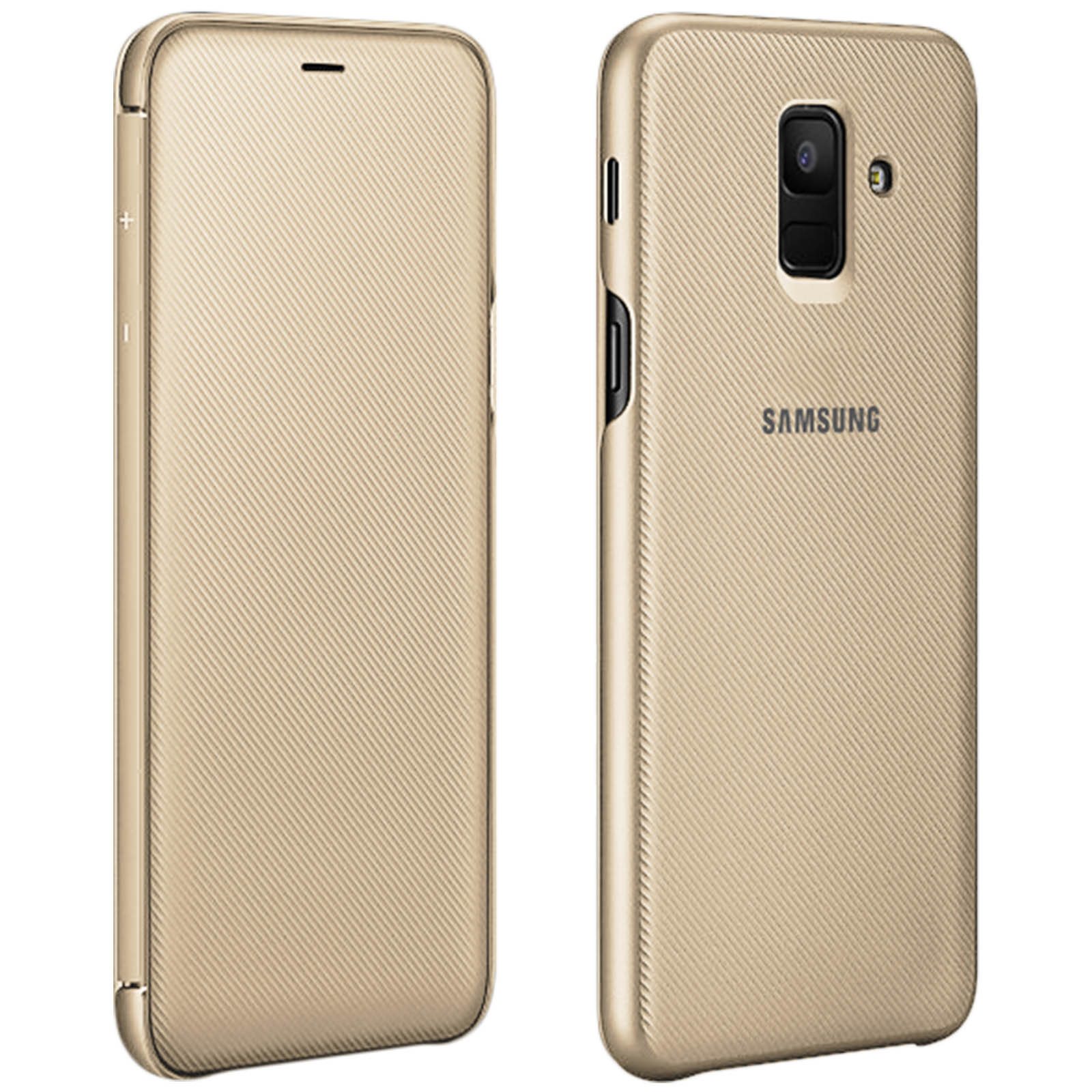 Bookcover, Gold Galaxy Series, Samsung, J6, SAMSUNG Cover Wallet