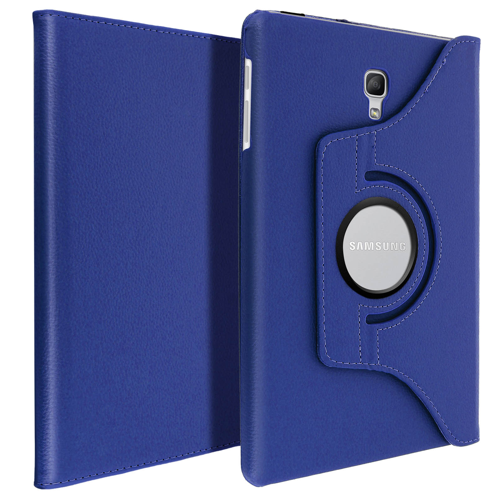 für Samsung Bookcover 360 Series Etui AVIZAR Blau Kunstleder,