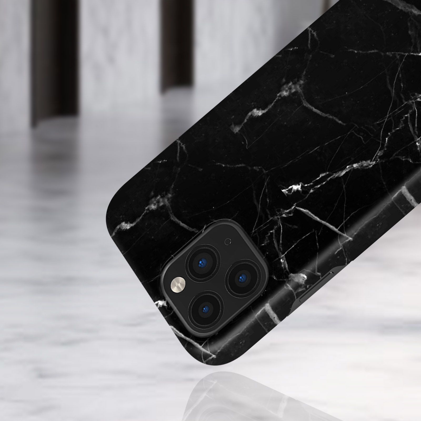 IDEAL OF SWEDEN Apple, Marble 11 iPhone Backcover, XS, Black IDFC-I1958-21, iPhone iPhone X, Pro
