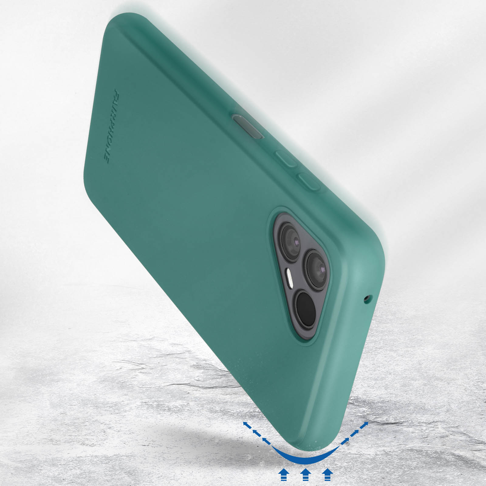 4, FAIRPHONE Green Case, Bumper, Fairphone, Protective Soft Fairphone