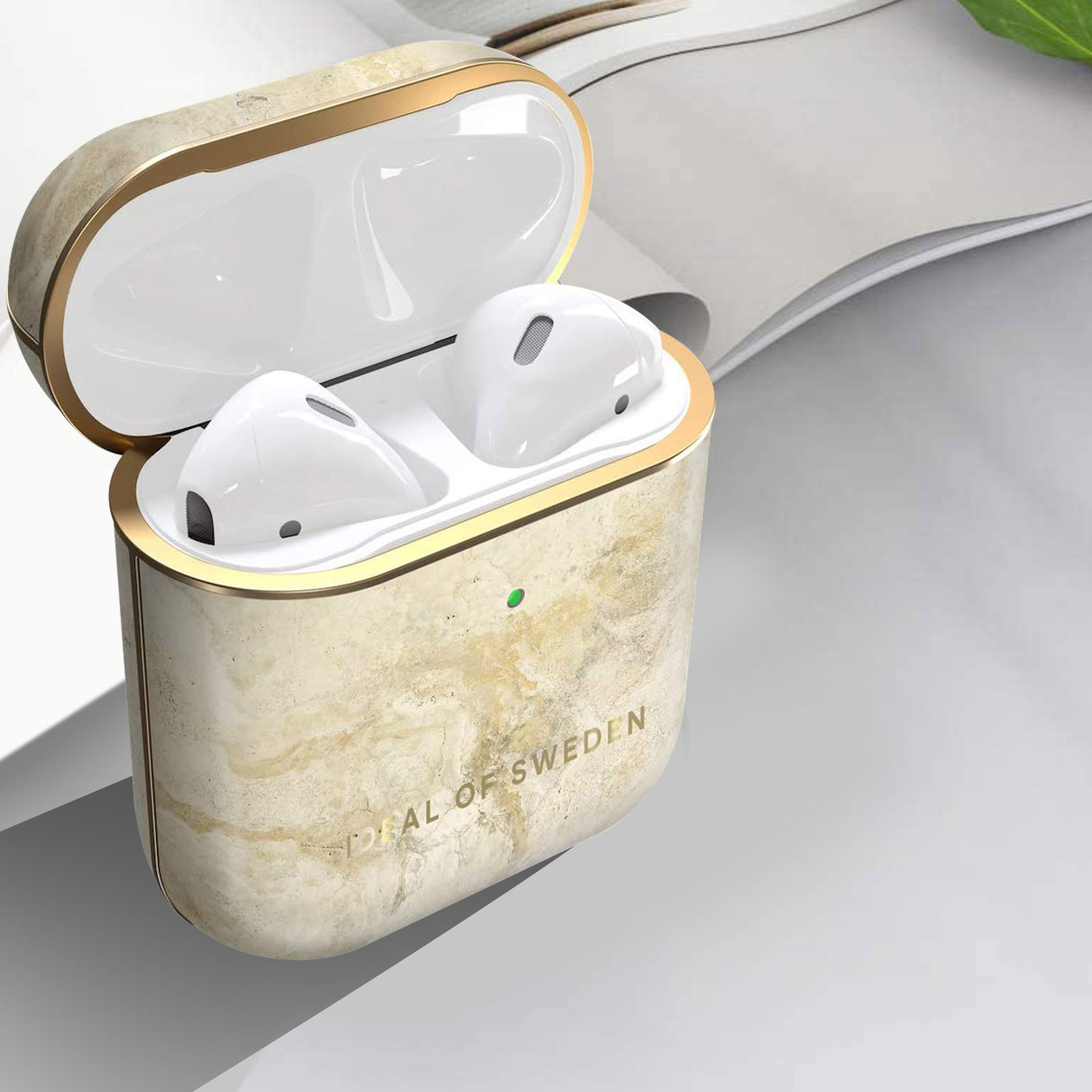 IDEAL OF SWEDEN für: Cover Apple passend AirPod Marble Full Case IDFAPC-195 Sandstorm