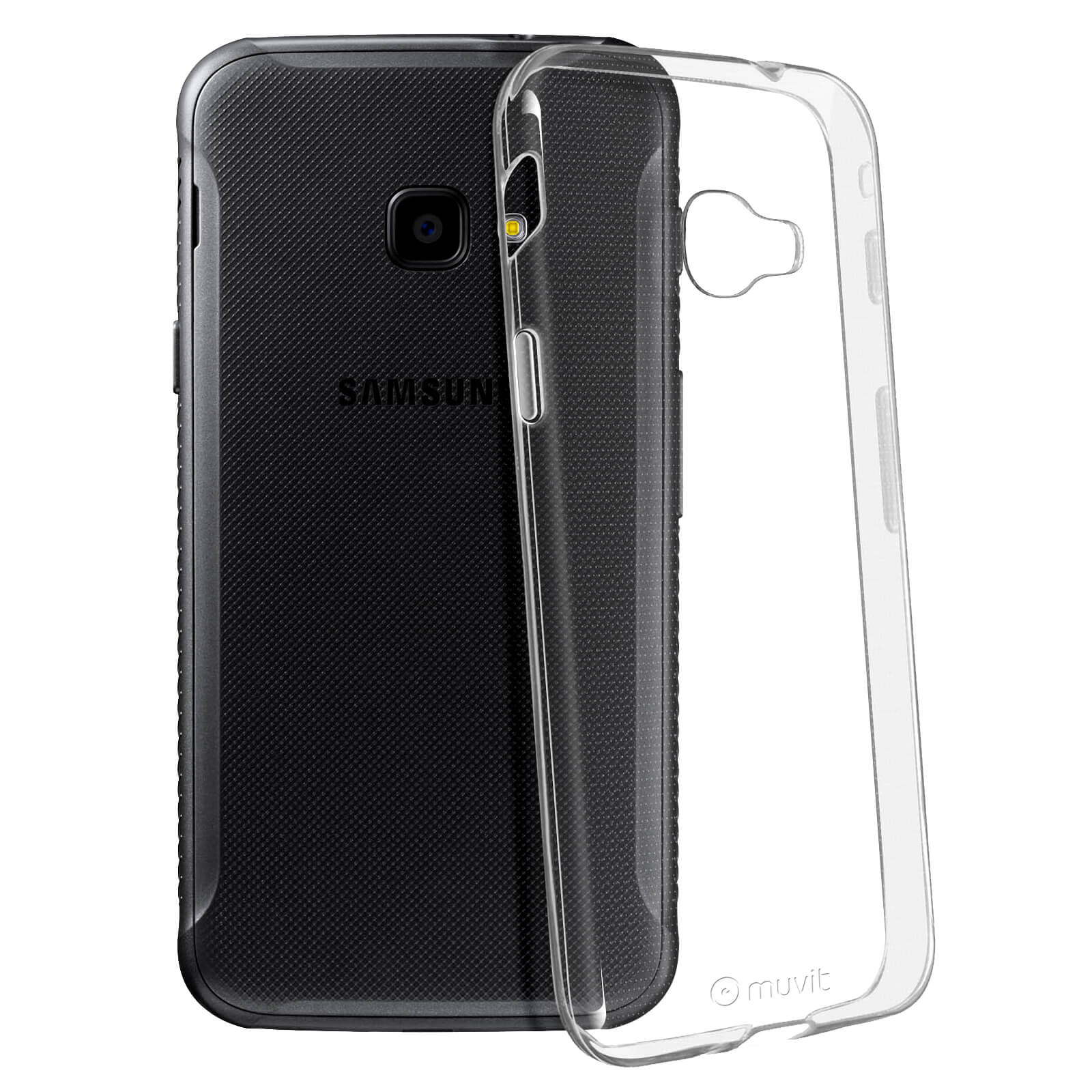 Transparent MUVIT Series, 4s, Backcover, Galaxy Xcover Samsung, Crystal