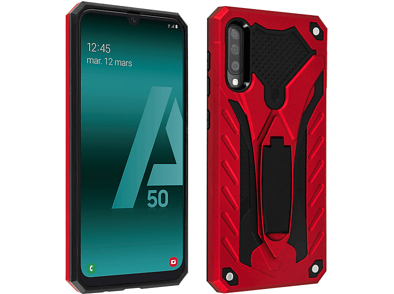 AVIZAR Phantom Series, Backcover, Samsung, Galaxy A30s, Rot