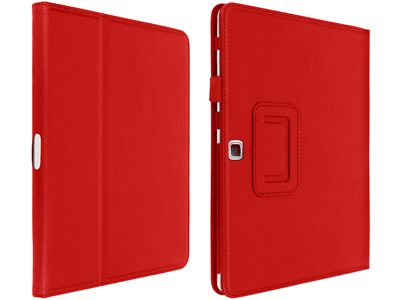 Kunstleder, AVIZAR Stand für Rot Etui Bookcover Samsung Series