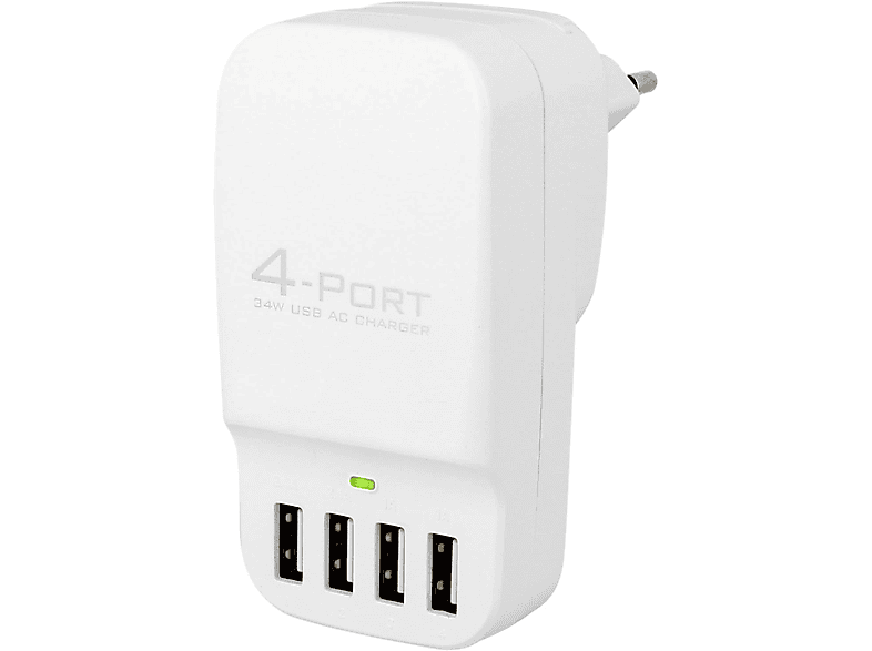 AVIZAR Netzteil, 6.8A USB Wand-Ladegerät Netzteile Universal, Weiß | Ladegeräte & Kabel