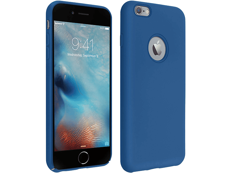 Series, 6S Plus, Blau Apple, Fast Backcover, AVIZAR iPhone