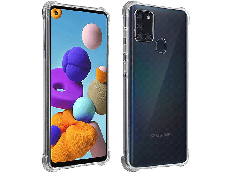 AKASHI Bumper Series, Backcover, Samsung, Galaxy A21s, Transparent