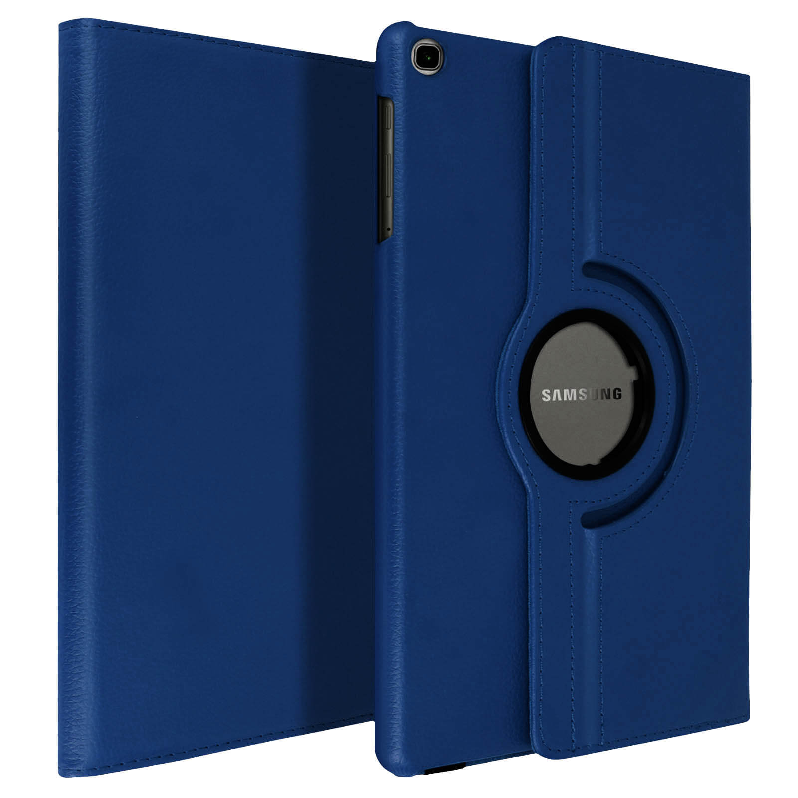 AVIZAR 360 Series Etui Bookcover für Blau Kunstleder, Samsung