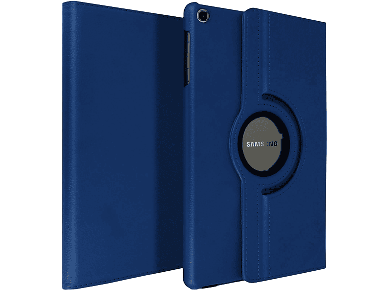 AVIZAR 360 Series Etui Bookcover für Samsung Kunstleder, Blau