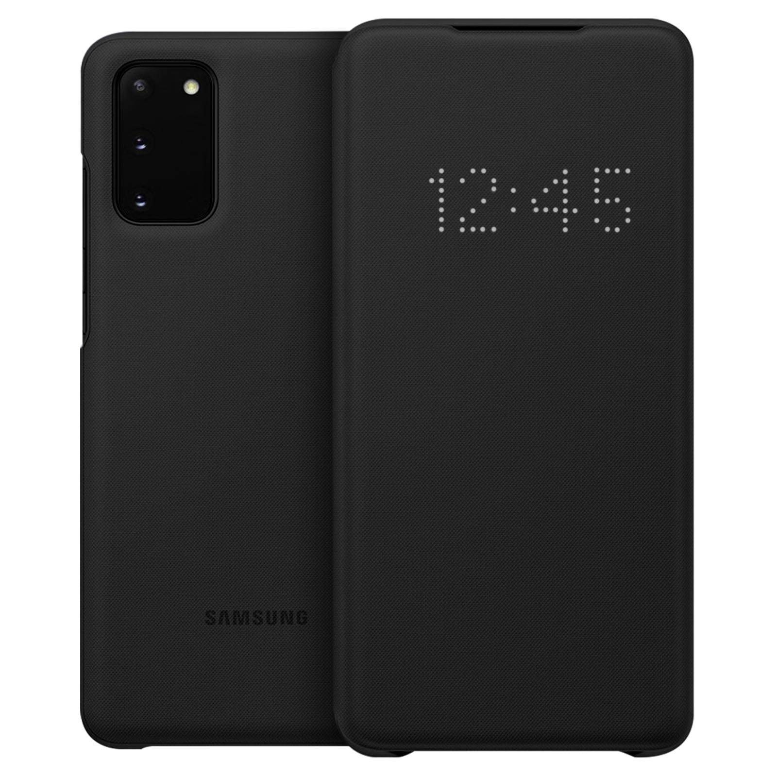 SAMSUNG LED-View Cover Series, Bookcover, Schwarz S20, Galaxy Samsung