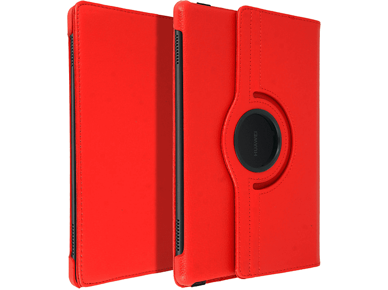 360 Bookcover Etui Rot Series für AVIZAR Huawei Kunstleder,