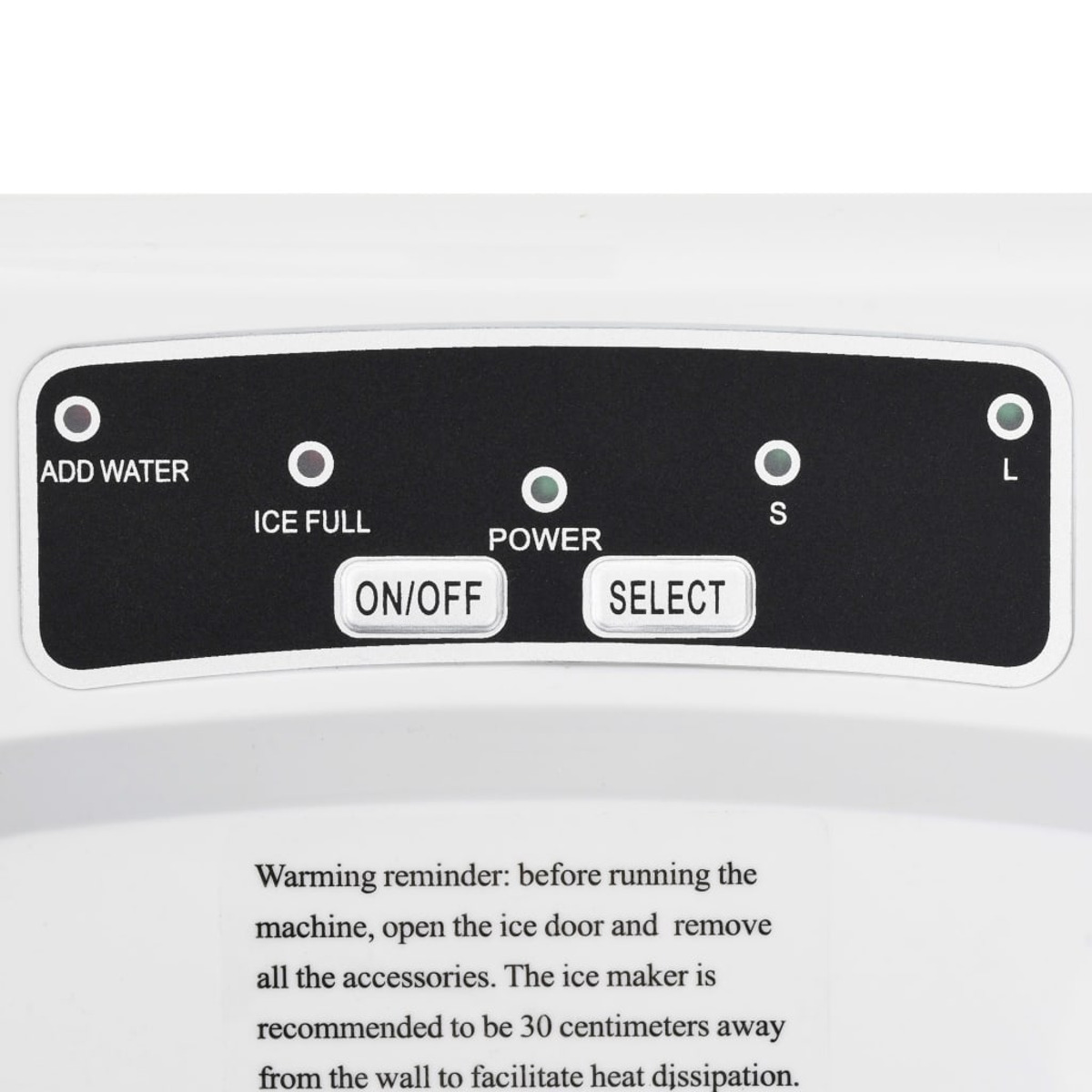 VIDAXL 50755 Eiswürfelmaschine (112 Watt, Weiß)
