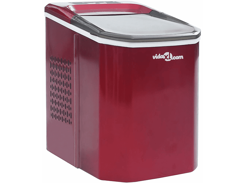 VIDAXL 51099 Eiswürfelmaschine (112 Watt, Rot)
