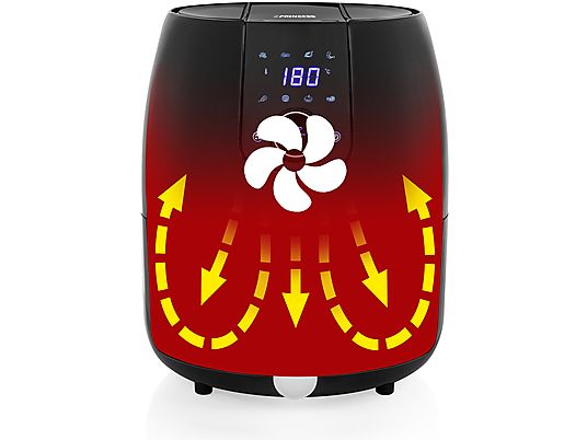 PRINCESS 182055 Hot Air Fryer Zwart