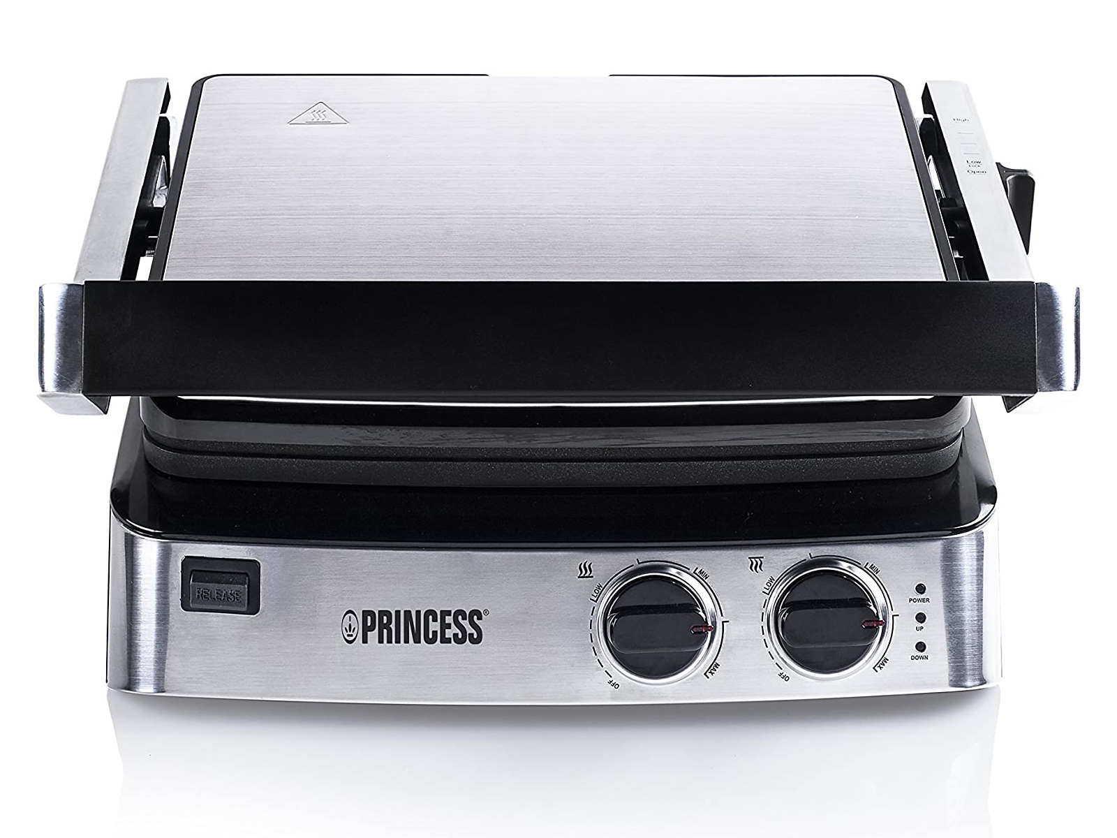 Ein Princess-Marken-Indoor-Grill auf weißem Hintergrund.