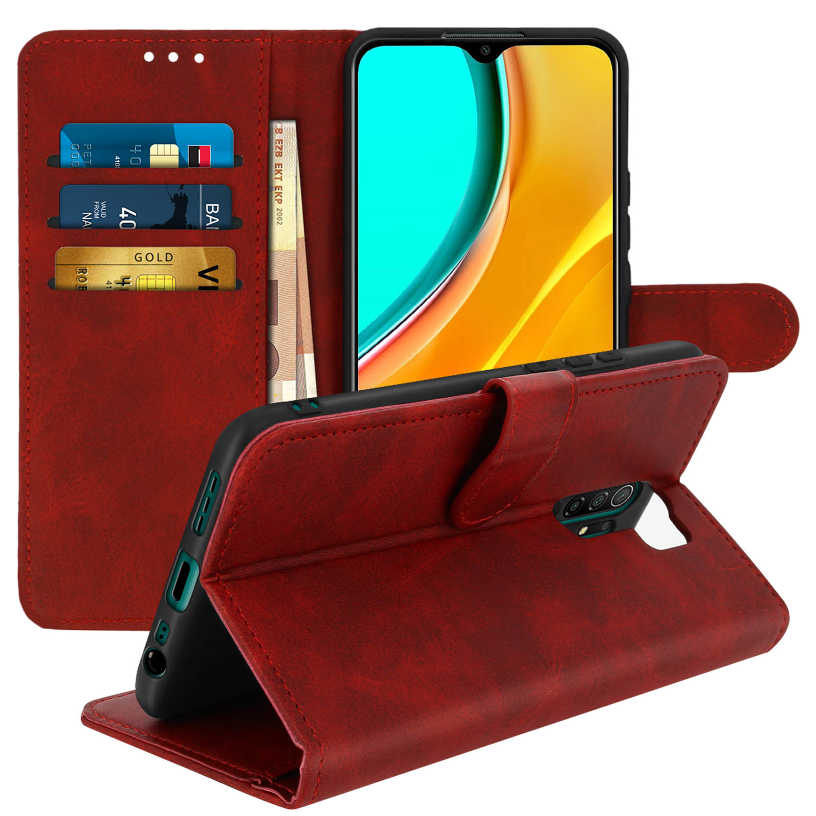 Xiaomi, Bookcover, 9, Rot Redmi Book AVIZAR Series,