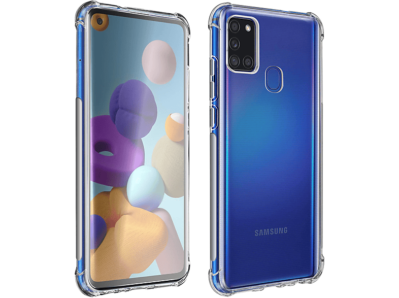 AVIZAR Prems Galaxy Samsung, A21s, Series, Transparent Backcover
