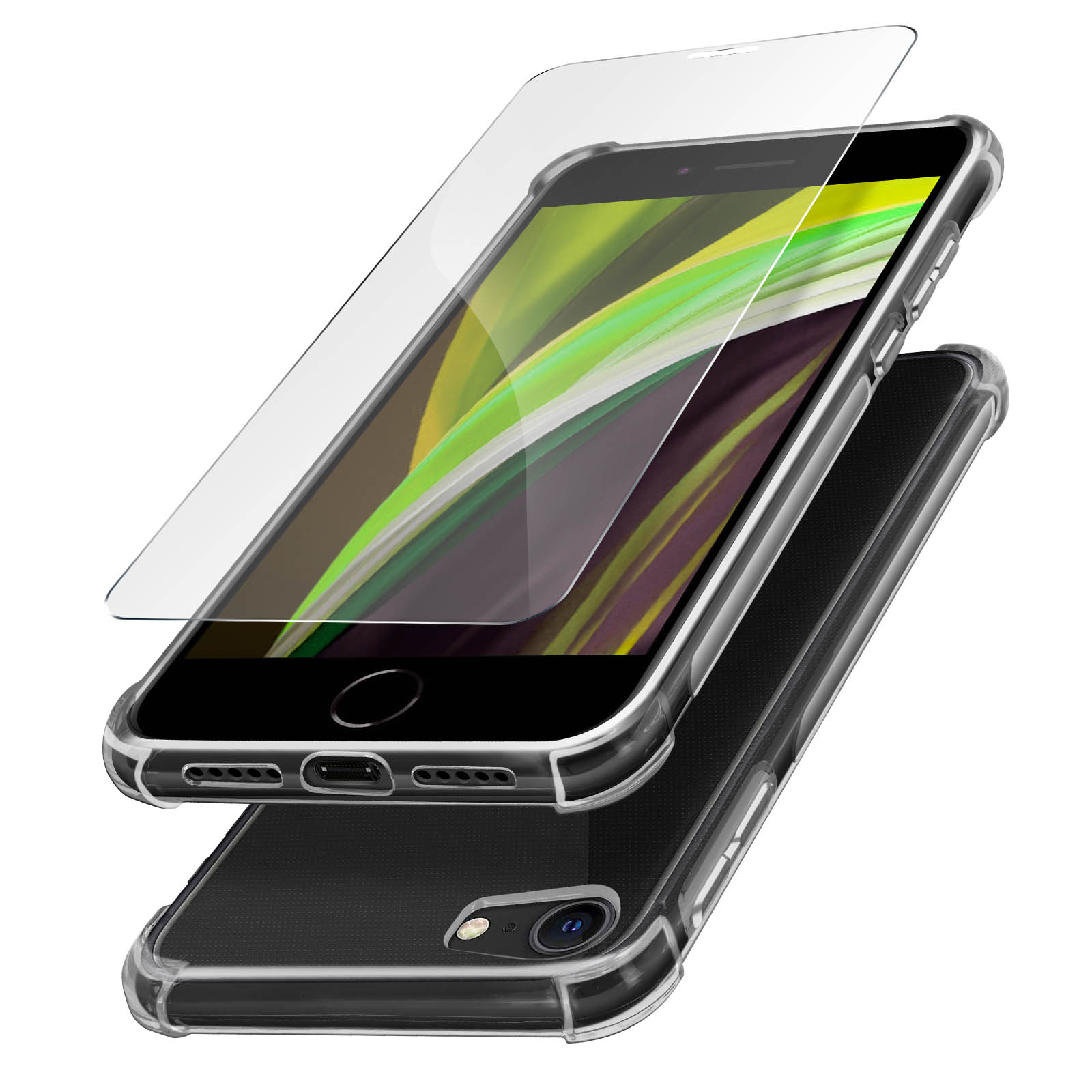 AVIZAR Prems Series, Backcover, SE Transparent iPhone Apple, 2022