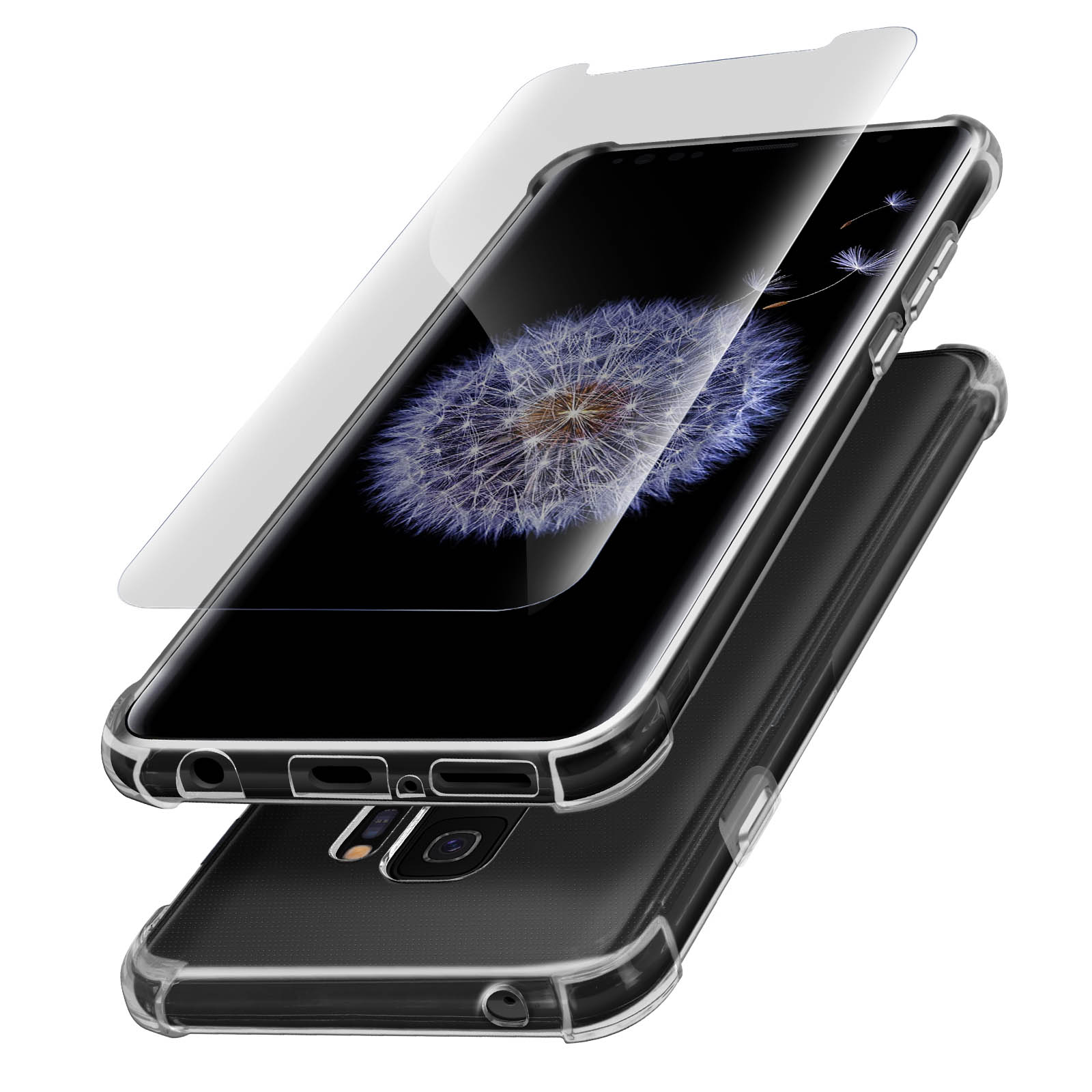 AVIZAR Galaxy Samsung, Transparent Backcover, Series, Prems S9,
