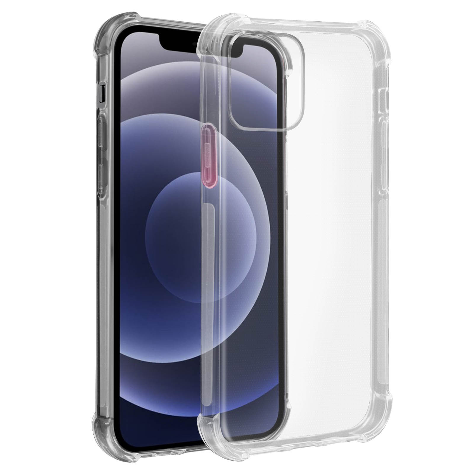 Una custodia trasparente per telefono che protegge uno smartphone.