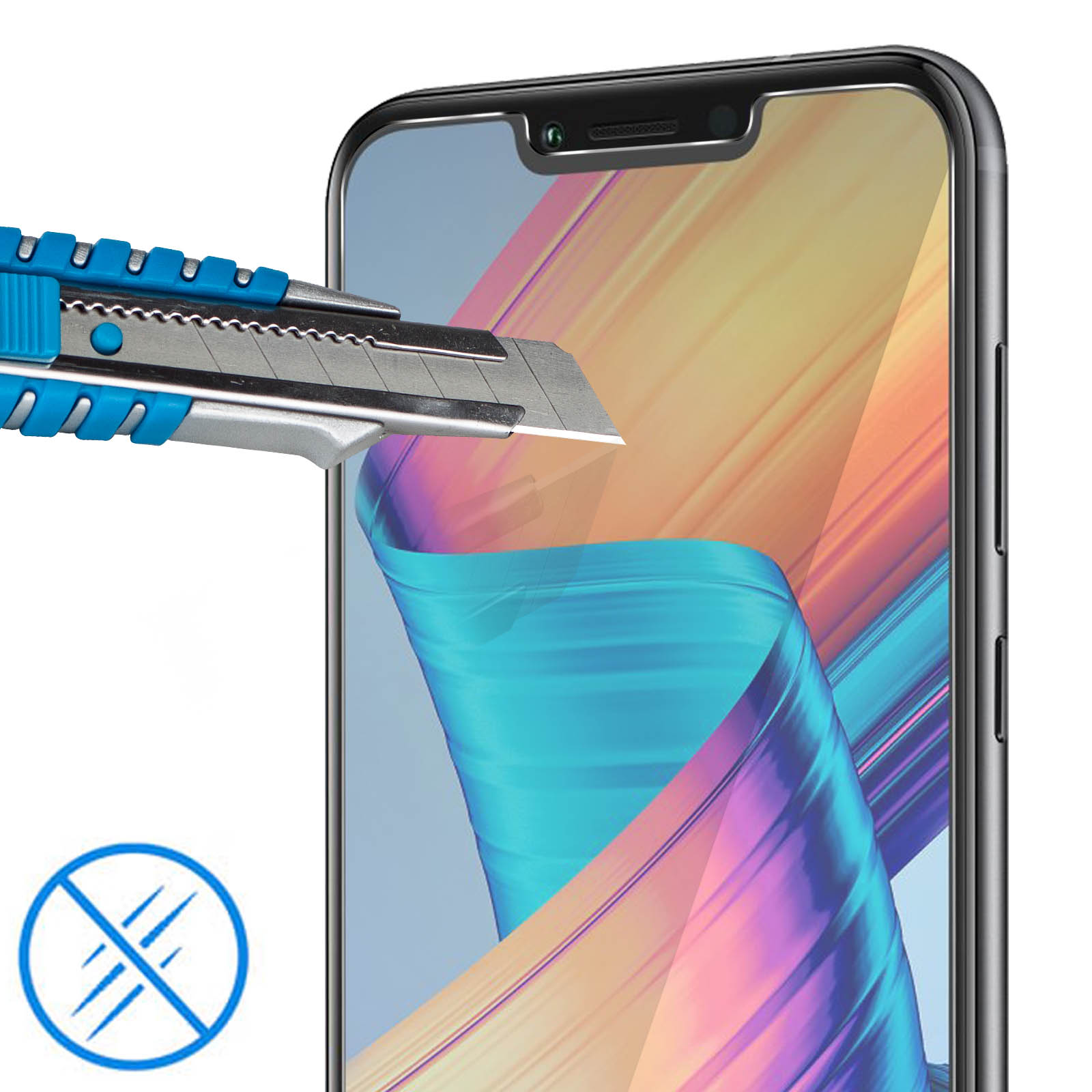 Härtegrad Honor 9H Glas-Folien(für Gehärtetes Play) mit Glas Honor Schutzfolie AVIZAR