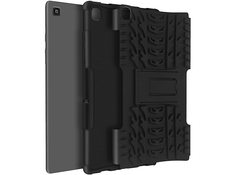 AVIZAR Quadro Series Schutzhüllen Backcover für Samsung Polycarbonat und Silikongel, Schwarz
