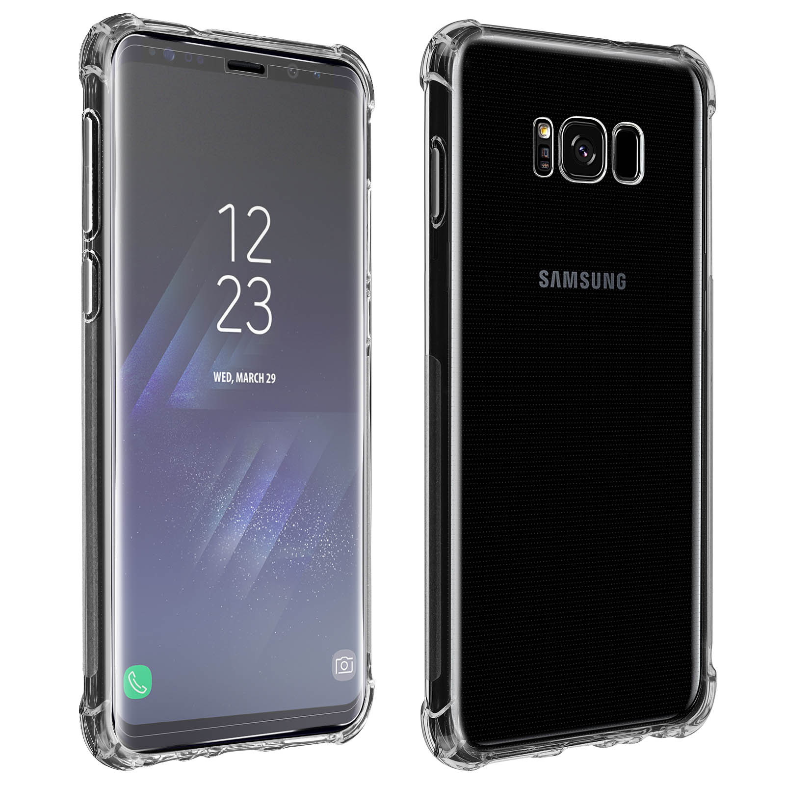 AVIZAR Prems Series, Backcover, Samsung, S8, Galaxy Transparent