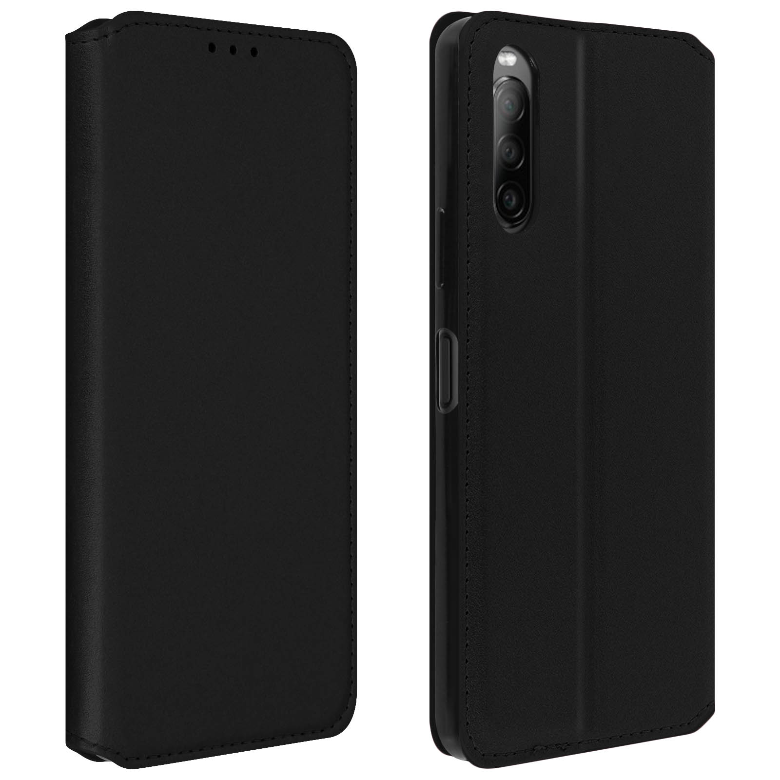 Series, Schwarz Bookcover, AVIZAR Elec 10 Xperia Sony, II,