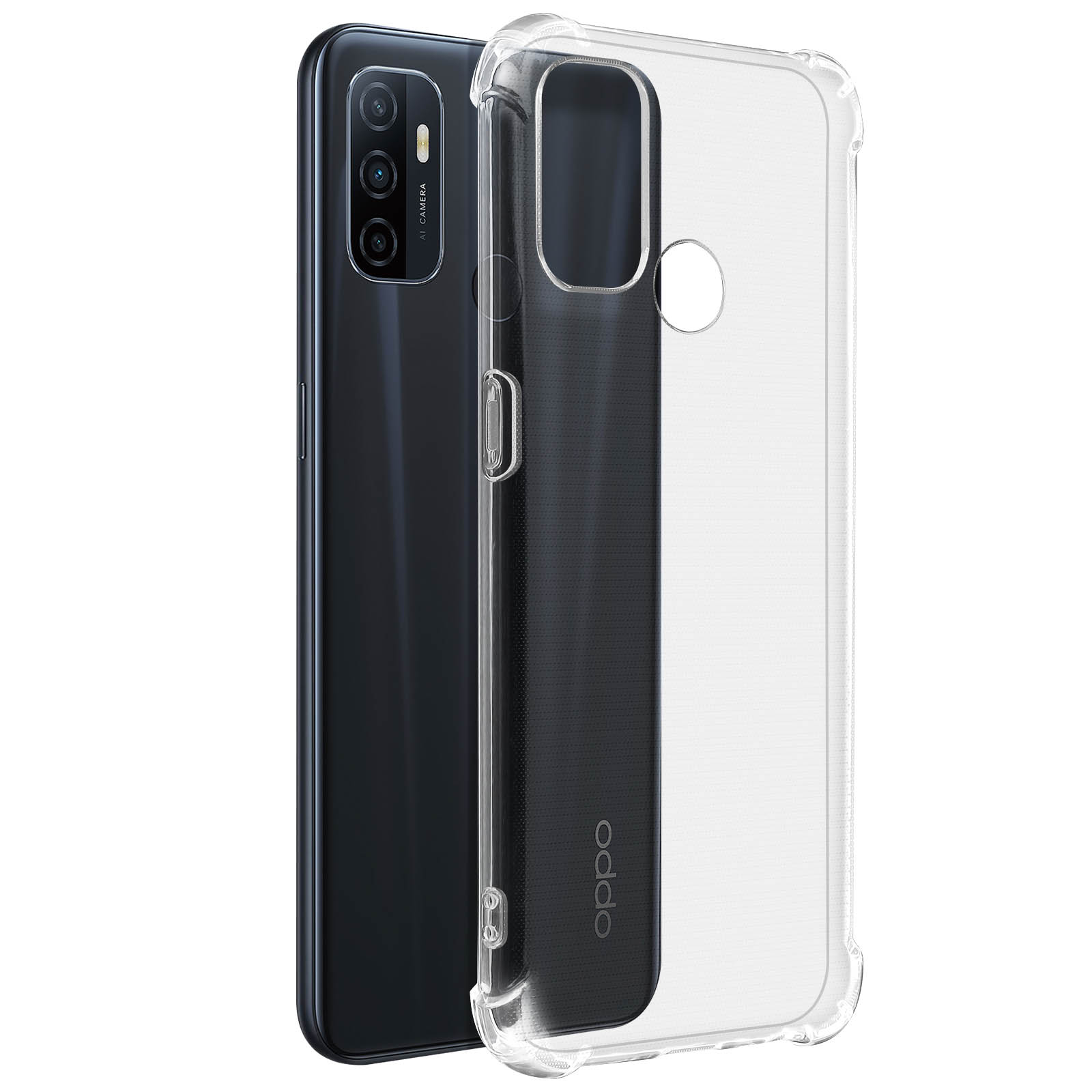AVIZAR Refined Oppo A53s, Transparent Backcover, Oppo, Series
