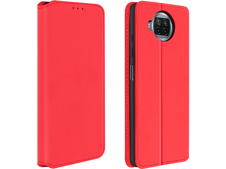AVIZAR Elec Series, Bookcover, Xiaomi, Mi 10T Lite, Rot