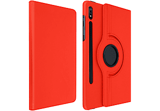 AVIZAR 360 Series Tablethülle Bookcover für Samsung Kunstleder, Rot