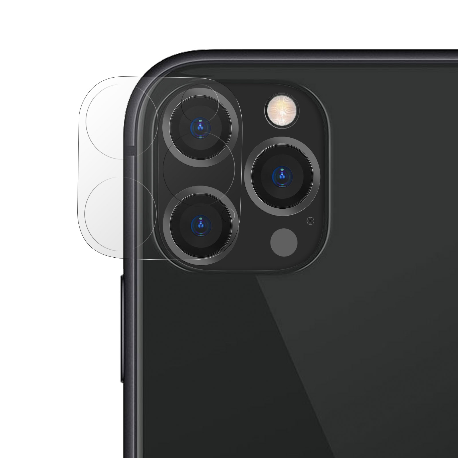 Härtegrad Rückkamera 12 Pro) Glas Apple Folien(für Schutzfolie mit Gehärtetes AVIZAR iPhone 9H