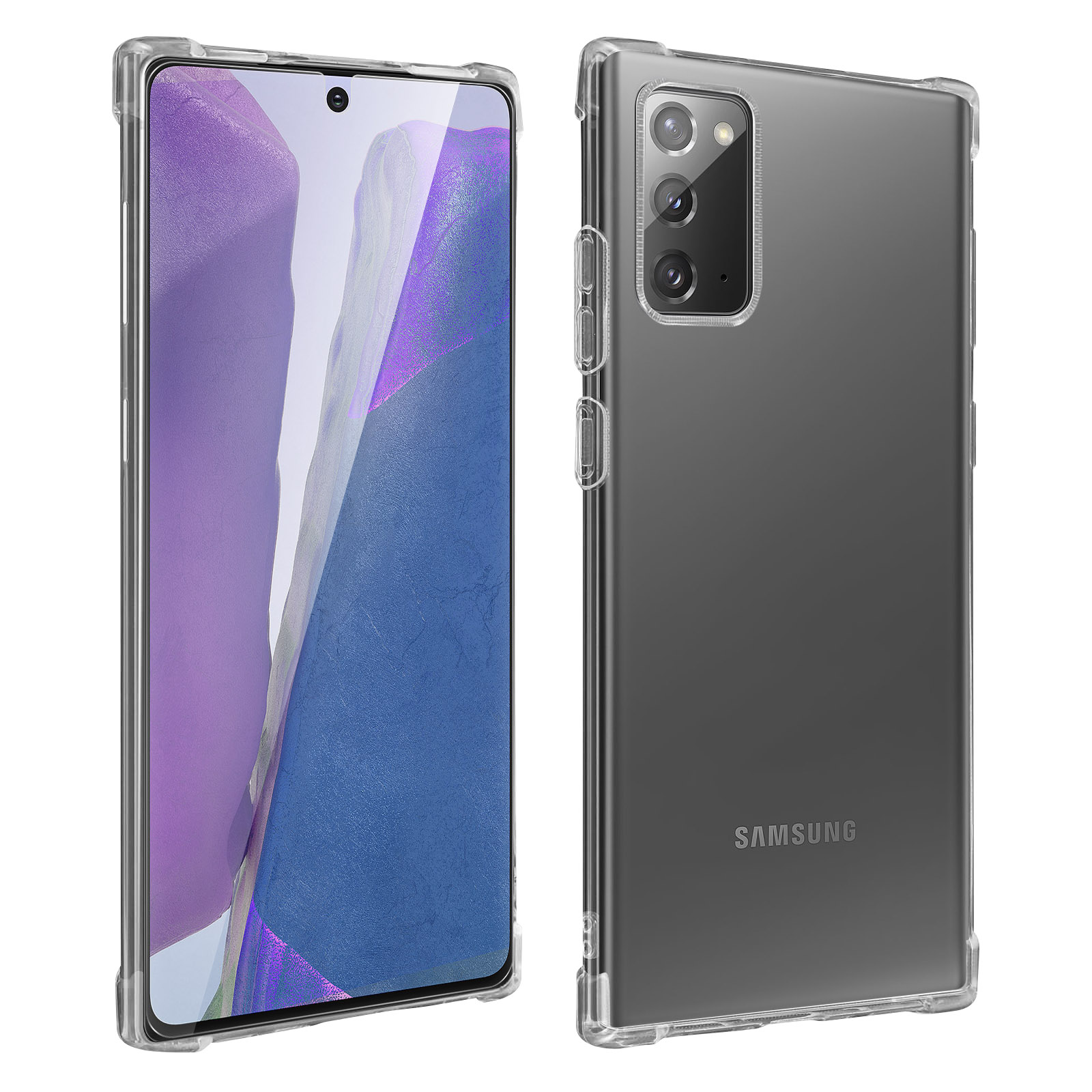 AVIZAR Prems Note Galaxy Series, 20, Transparent Samsung, Backcover