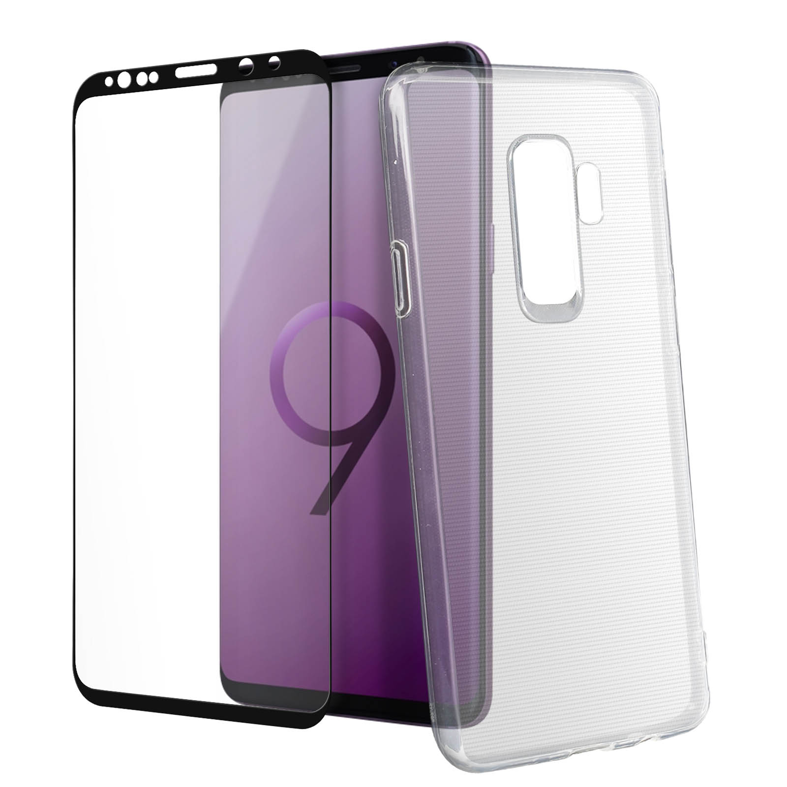 AVIZAR Set Series, Schwarz Backcover, Samsung, Plus, S9 Galaxy