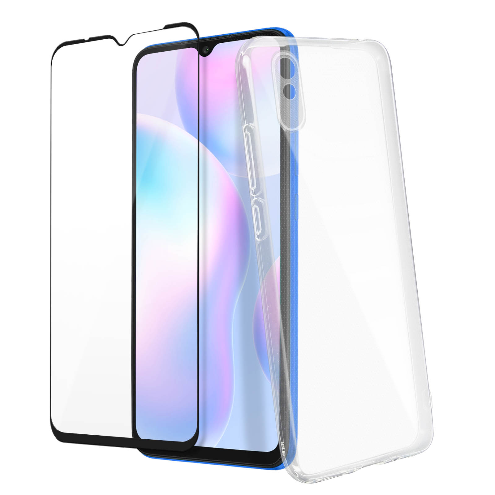 AVIZAR Set Series, Backcover, Schwarz Xiaomi, Redmi 9AT