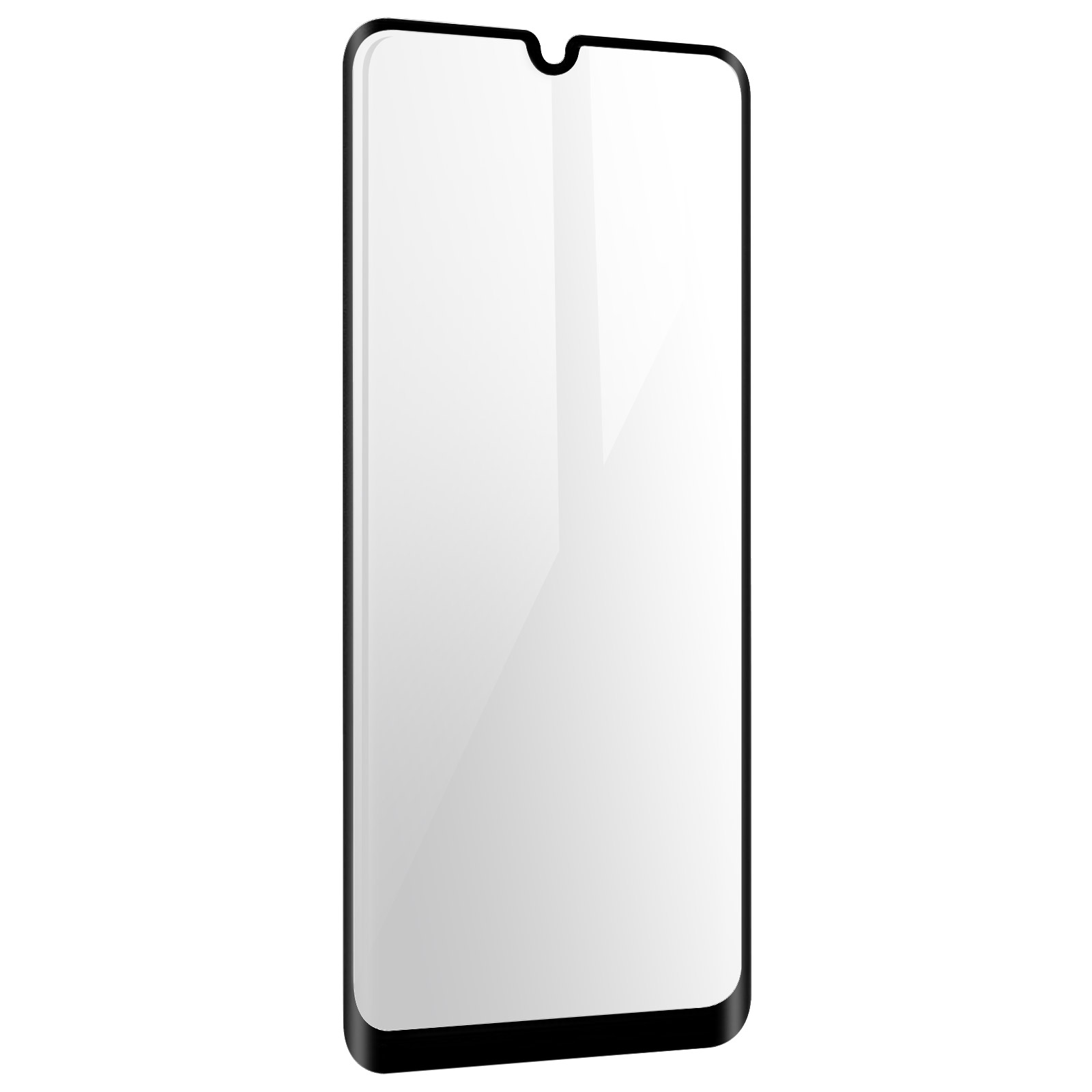 mit 9H A32) Härtegrad, Samsung Gehärtetes Schutzfolie Glas-Folien(für Schwarz Galaxy AVIZAR Rand Glas