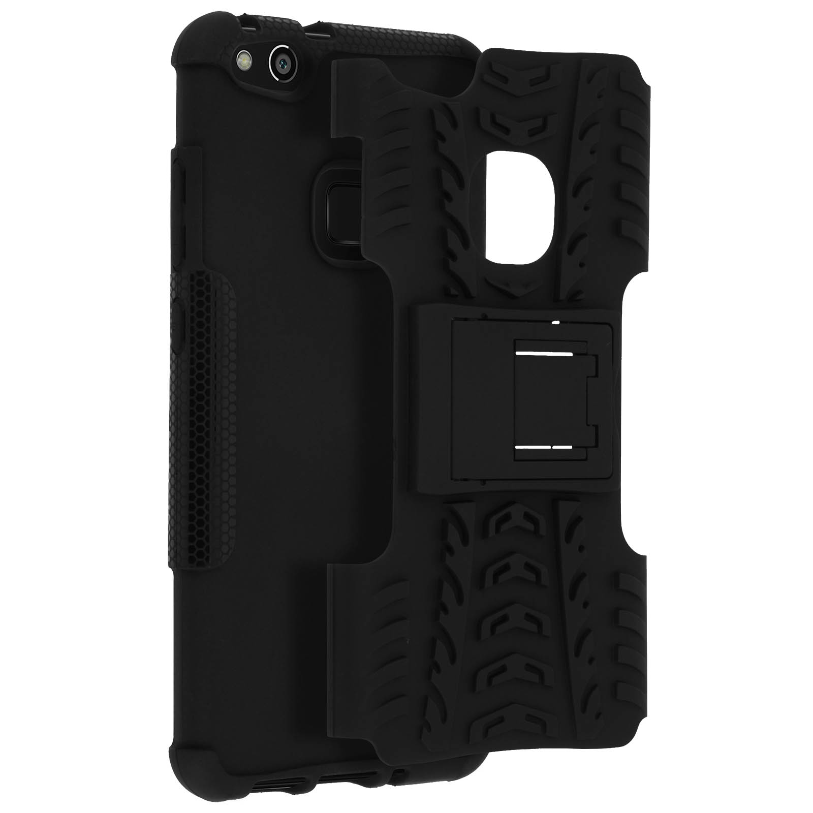 P10 Schwarz AVIZAR Backcover, Huawei, Quadro Lite, Series,