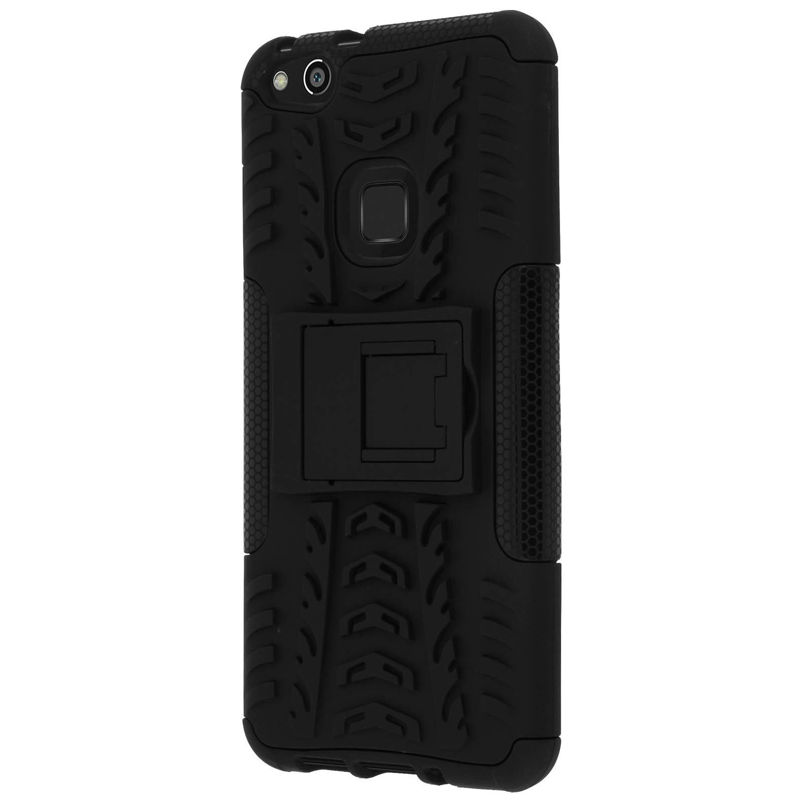 P10 Schwarz AVIZAR Backcover, Huawei, Quadro Lite, Series,