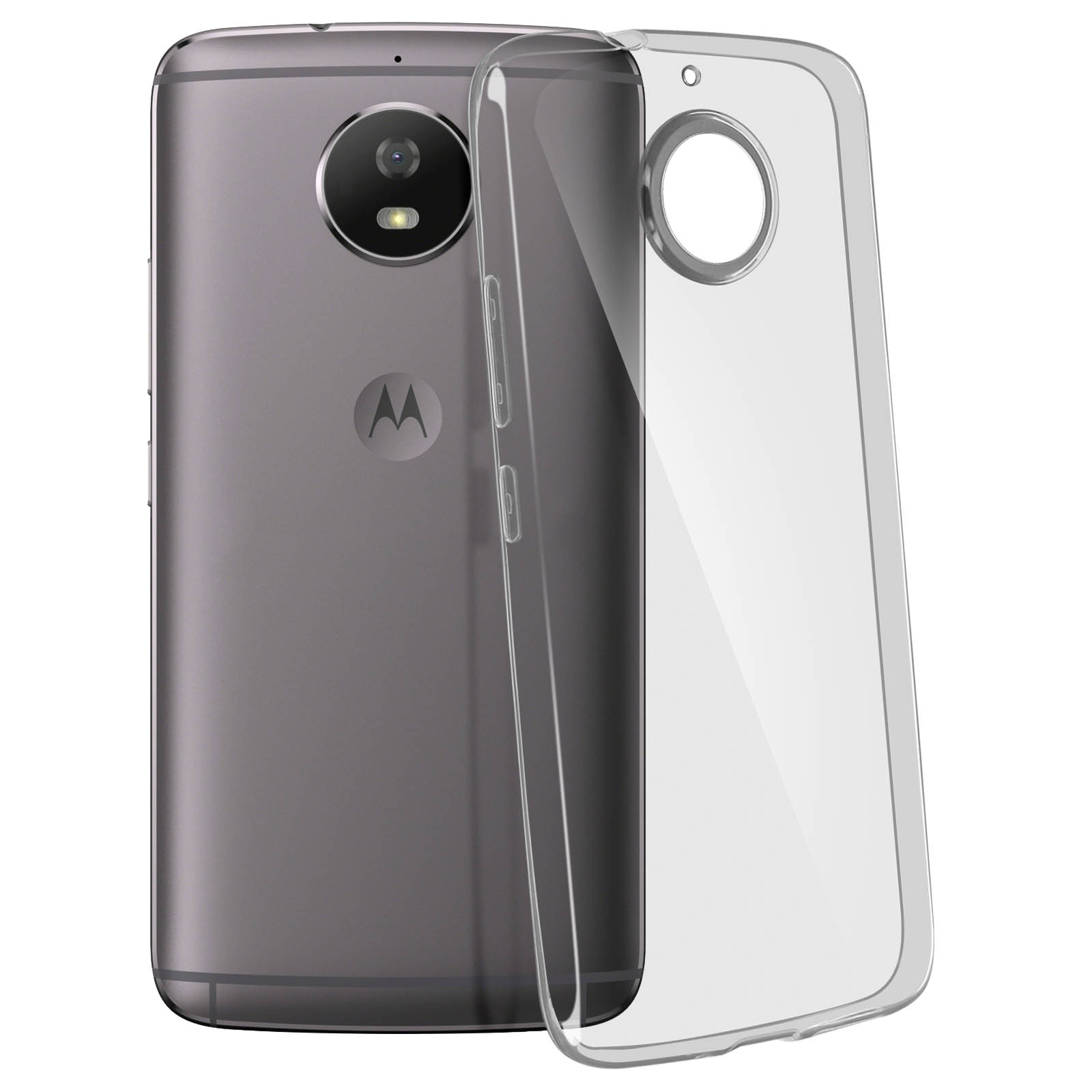 AVIZAR Set G5S, Transparent Moto Backcover, Motorola, Series