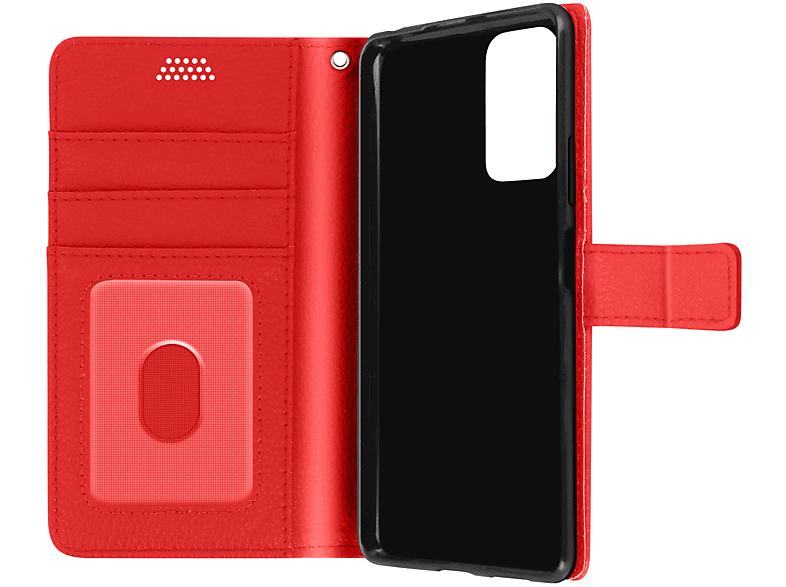 AVIZAR Lenny Series, Bookcover, Xiaomi, Redmi Note 10 Pro, Rot
