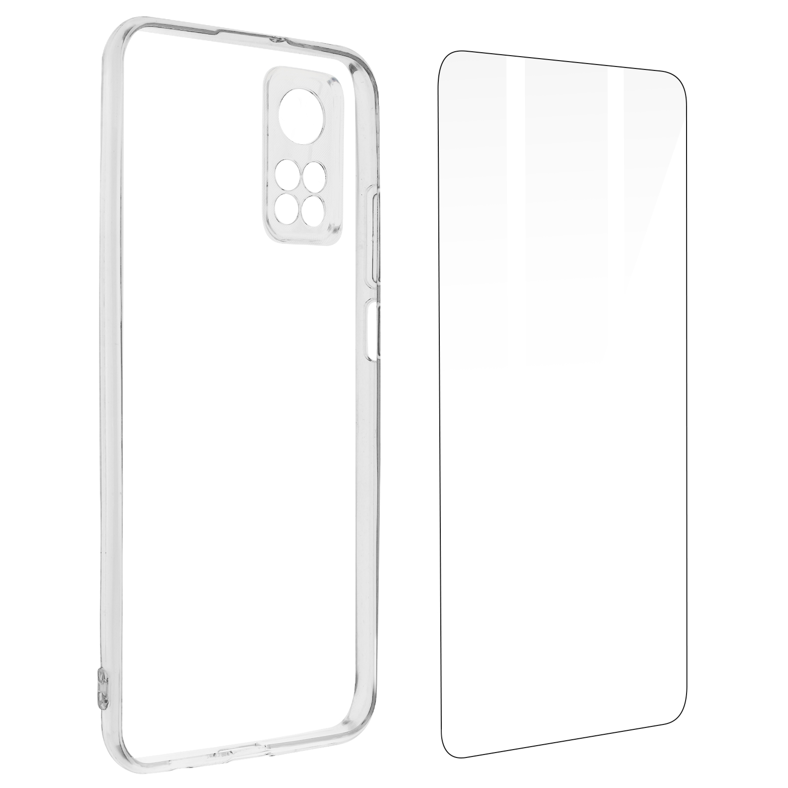 AVIZAR Set Xiaomi, Series, Backcover, Pro, Mi 10T Transparent