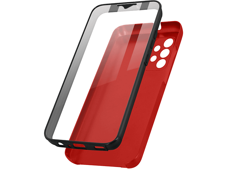 AVIZAR Rundumschutz Series, Full Samsung, Galaxy Cover, A32, Rot