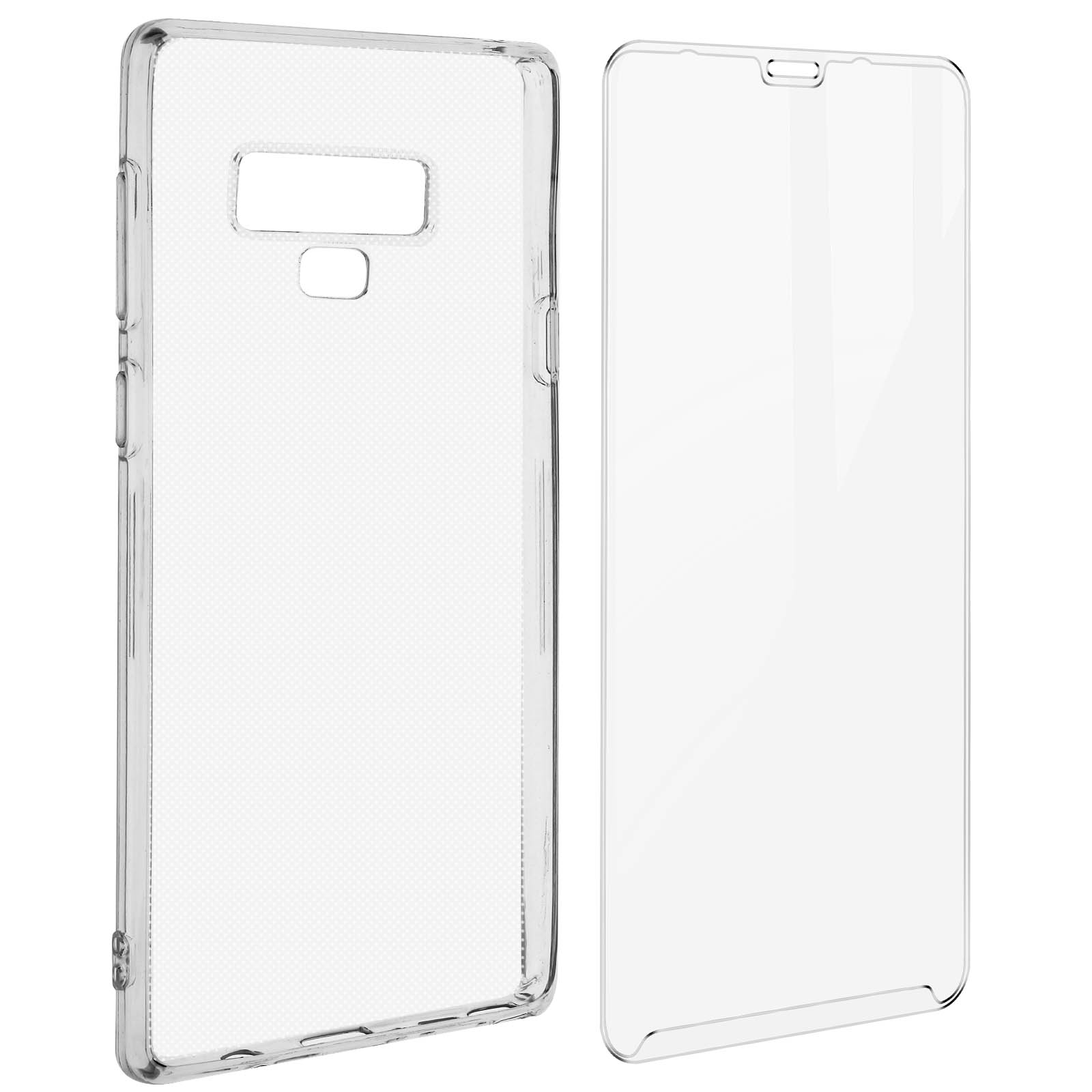 9, Samsung, Note Galaxy AVIZAR Transparent Series, Set Backcover,