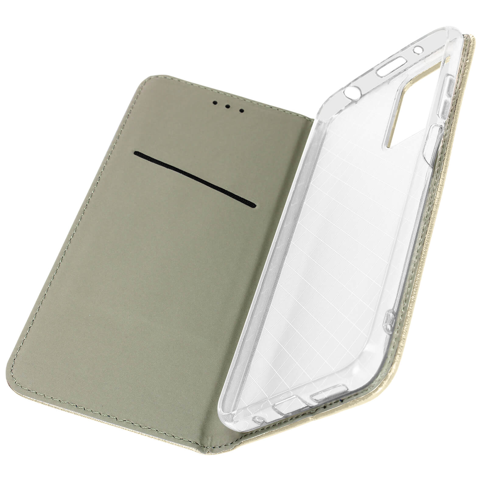 AVIZAR Smart Series, Bookcover, Gold Xiaomi, 2022, 10 Redmi