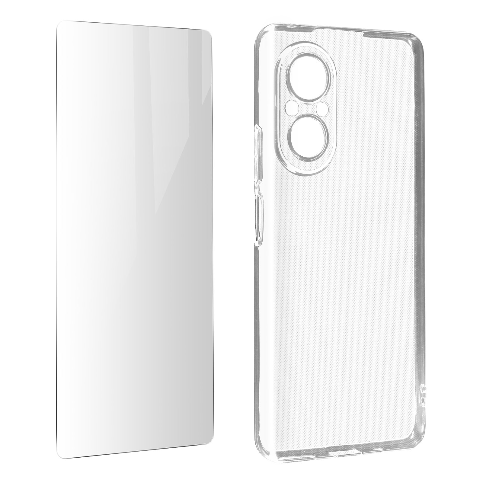 AVIZAR Set Transparent SE, 9 Huawei, Series, Backcover, Nova